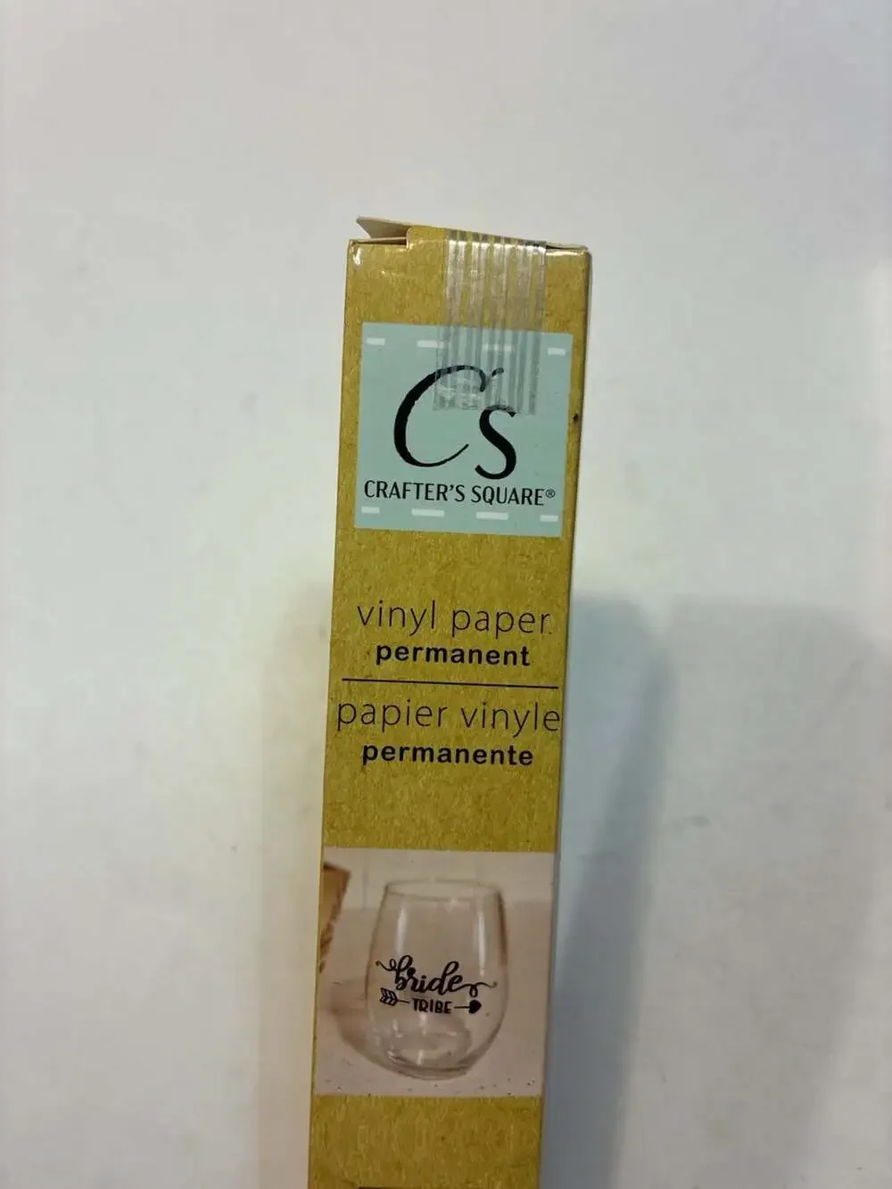 Lot of 3 Crafter's Square Permanent Vinyl Paper 12in x 48in - Teal